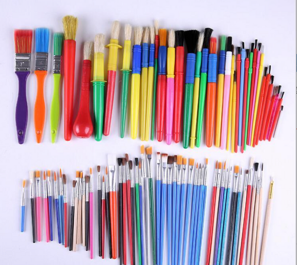 Bulk Classroom Paint Brushes
