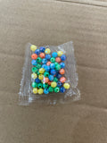 Multicolor Pearlescent Craft Beads – 5 × 6 mm, 2 mm Hole | 50 Beads per Bag | Wholesale Pack of 1,000 Bags (≈50,000 Beads) | DIY Jewelry & Arts Supplies