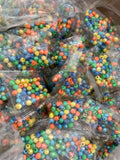 Multicolor Pearlescent Craft Beads – 5 × 6 mm, 2 mm Hole | 50 Beads per Bag | Wholesale Pack of 1,000 Bags (≈50,000 Beads) | DIY Jewelry & Arts Supplies