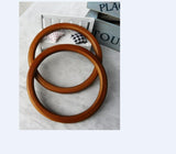 10PACK Round Wooden Bag Handles
