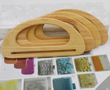 10PACK Wood Bag Handle