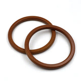 10PACK Round Wooden Bag Handles