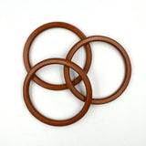 10PACK Round Wooden Bag Handles