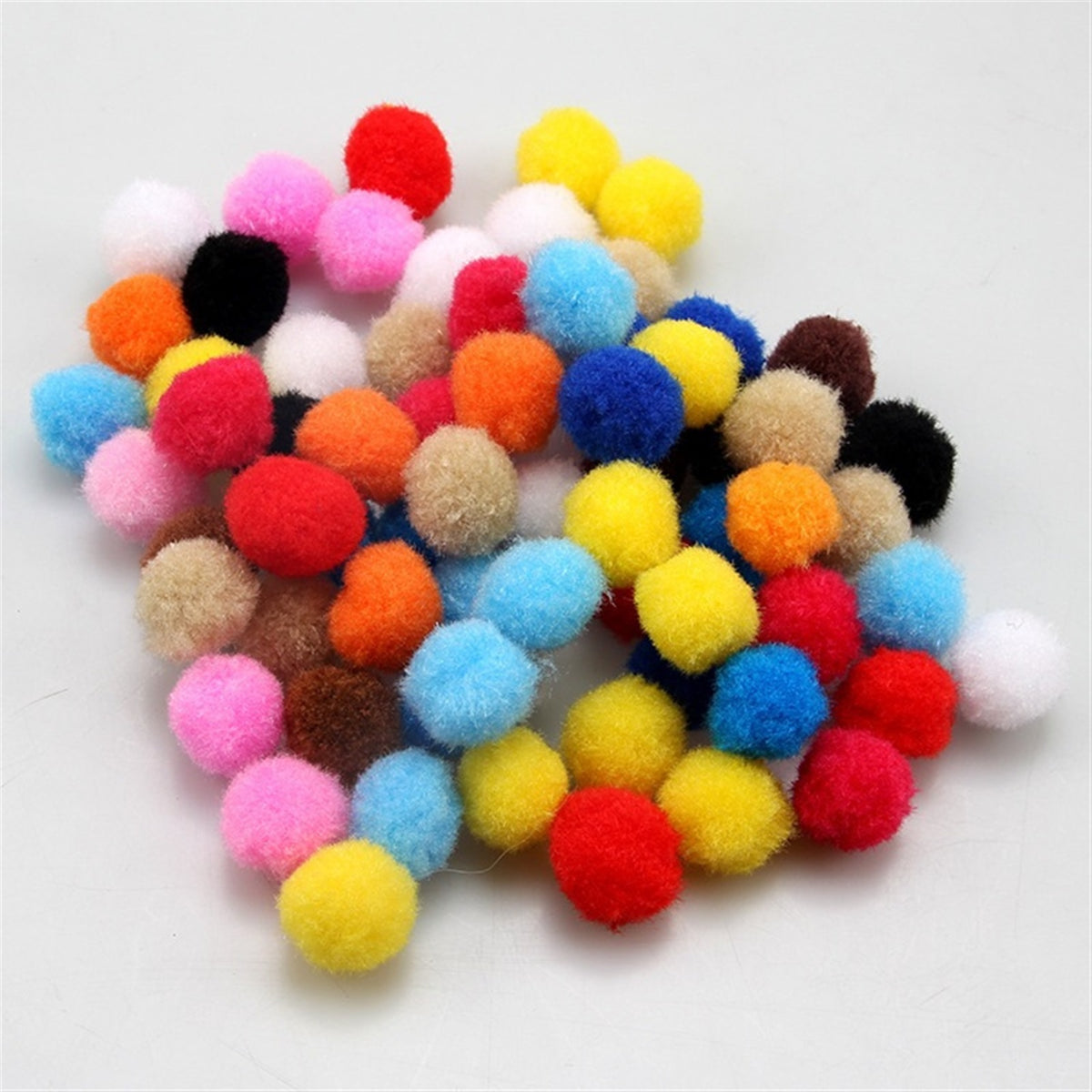 100PACK Craft Pom Pom Balls – Panda Crafty Wholesale Store