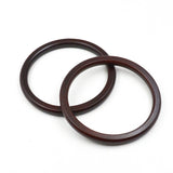 10PACK Round Wooden Bag Handles
