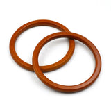 10PACK Round Wooden Bag Handles