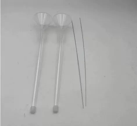 Beading Funnel Tools Kit - 4PCS Bead Threading Funnel Set with Needles for DIY Jewelry Making, Easy Bead Loader Tool for Bracelets, Necklaces, Craft Projects