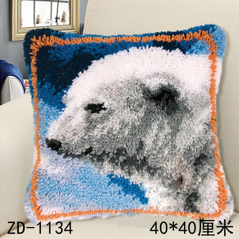 5PACK Latch Hook Pillow Kits - Puppy Panda Crafty – Panda Crafty