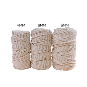 Macrame Supplies, 3mm AND 5mm Single Strand Macrame Cord, All for Knotting