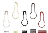 10PACK Pear Shaped Safety Pins