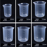 1 PACK Plastic Amount Cup 20ml 30ml 50ml 100ml 500