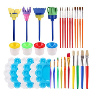 4PACK Paint Brush Set For Kids