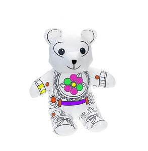 192 packs Reusable of colour in teddy bear washable Baby Bear Canvas and 4 Color Magic Markers