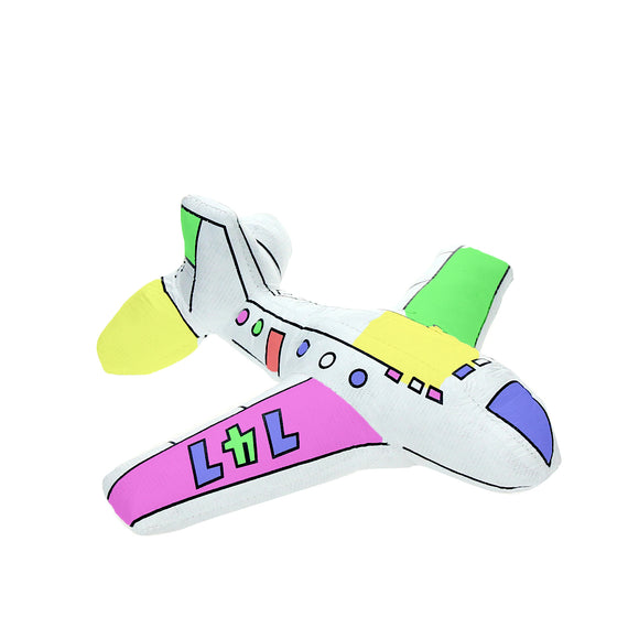 72 packs Reusable of color and wash stuffed animals Small airplane Canvas and 4 Color Magic Markers