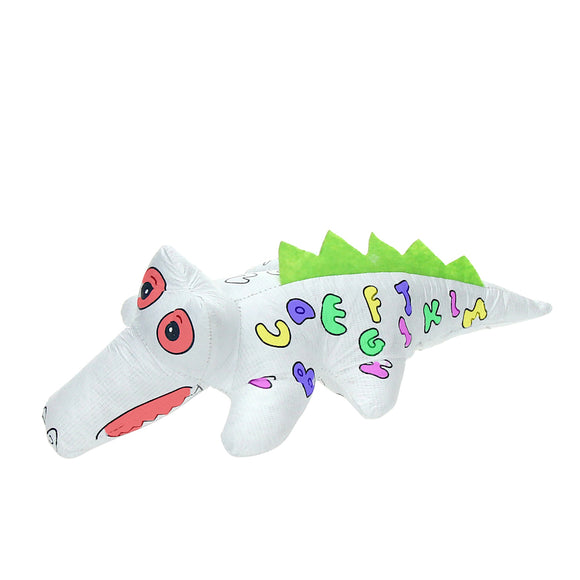 288 packs Reusable of color and wash stuffed animals Baby Crocodile Canvas and 4 Color Magic Markers