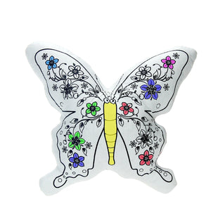 288 Packs Reusable Of Color And Wash Stuffed Animals  Flowering Butterfly Canvas And 4 Color Magic Markers