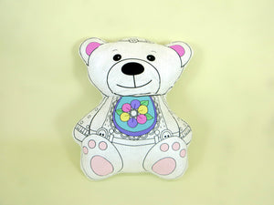 360 Packs Reusable Of colour in teddy bear washable Baby Bear Canvas And 4 Color Magic Markers