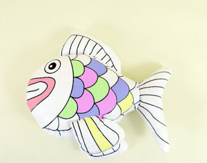 288 Packs Reusable Of Color And Wash Stuffed Animals Small Sized Largemouth Bass Canvas And 4 Color Magic Markers