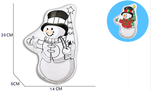 240 packs Reusable of color and wash stuffed animals Graffiti Snowman Canvas and 4 Color Magic Markers