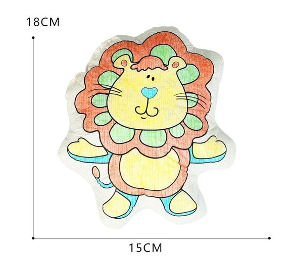 240 Packs Reusable Of Color And Wash Stuffed Animals Lion Canvas And 4 Color Magic Markers